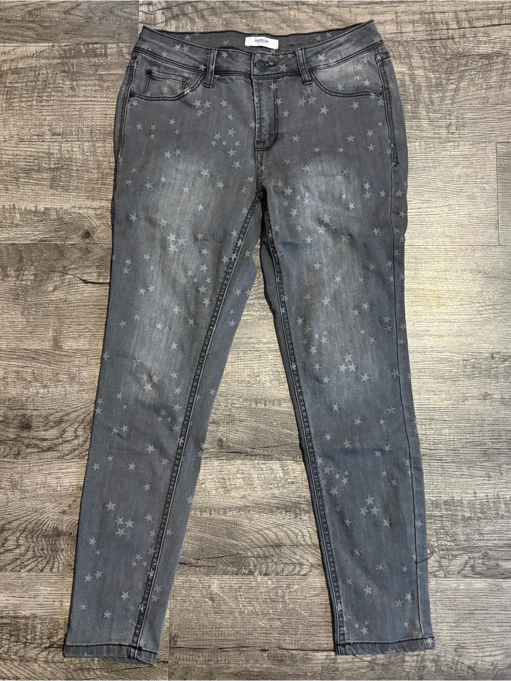 Kensie Jeans Women’s 2/26 Black with Stars Denim
